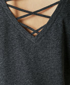 Ultra Flirt Juniors Crisscross Back T Shirt