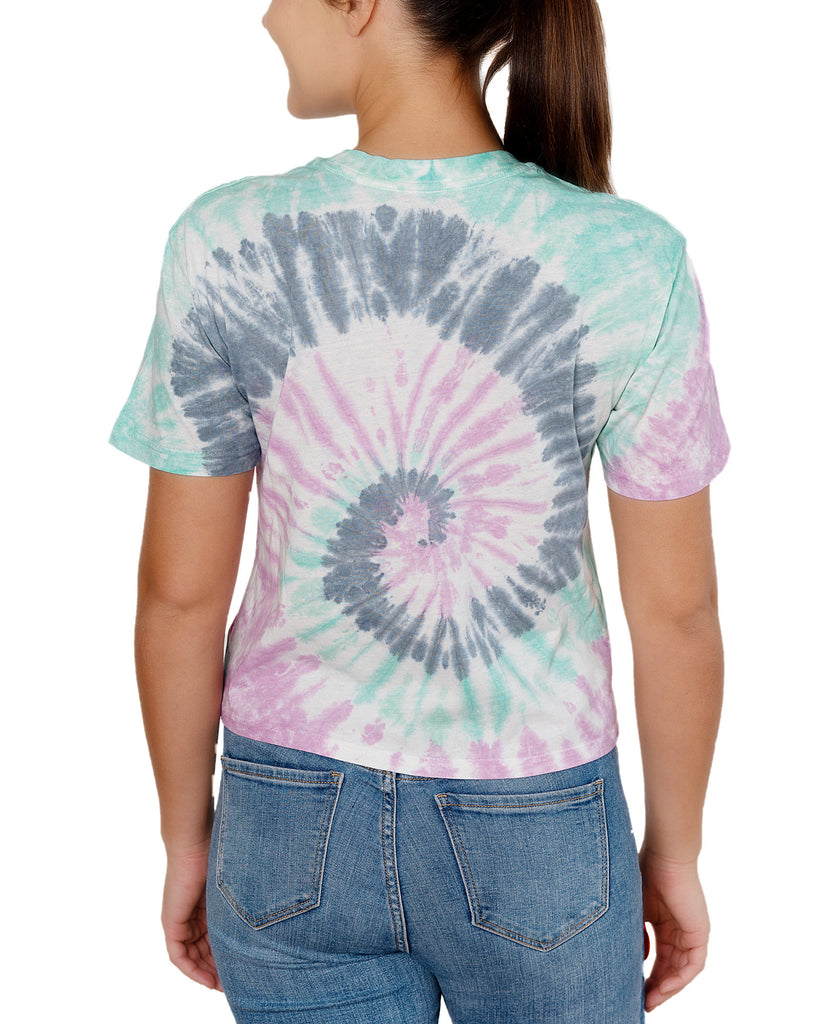 Rebellious One Women Celestial Graphic Tie Dyed T Shirt