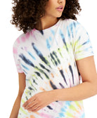 Belle Du Jour Women Tie Dye Pocket T Shirt