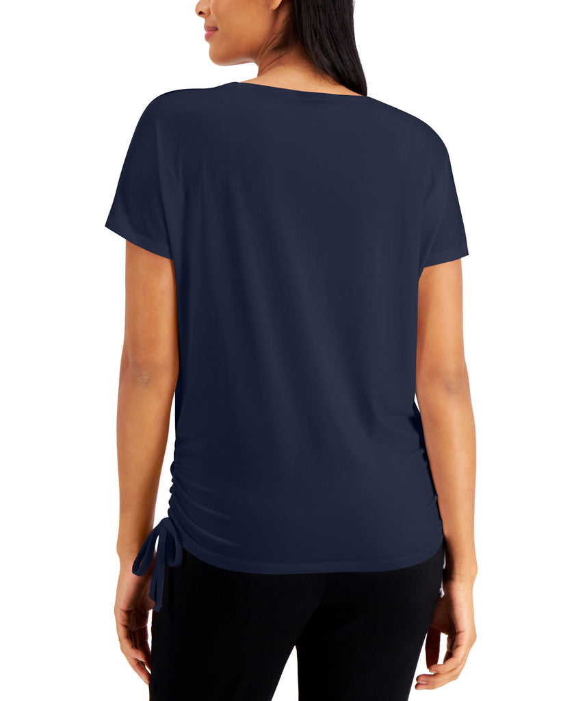 JM Collection Women Side Tie Top