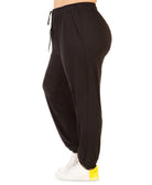 Black Tape Women Plus Draped Jogger Pants
