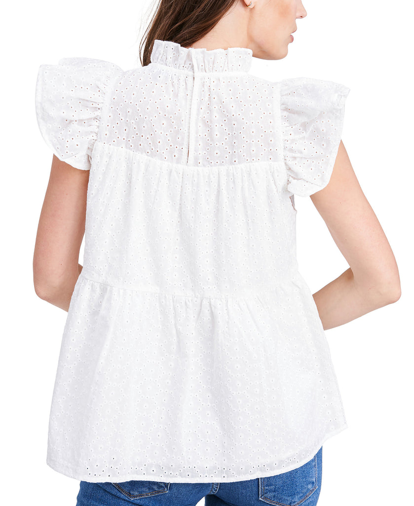 En Saison Women Cotton Eyelet Blouse