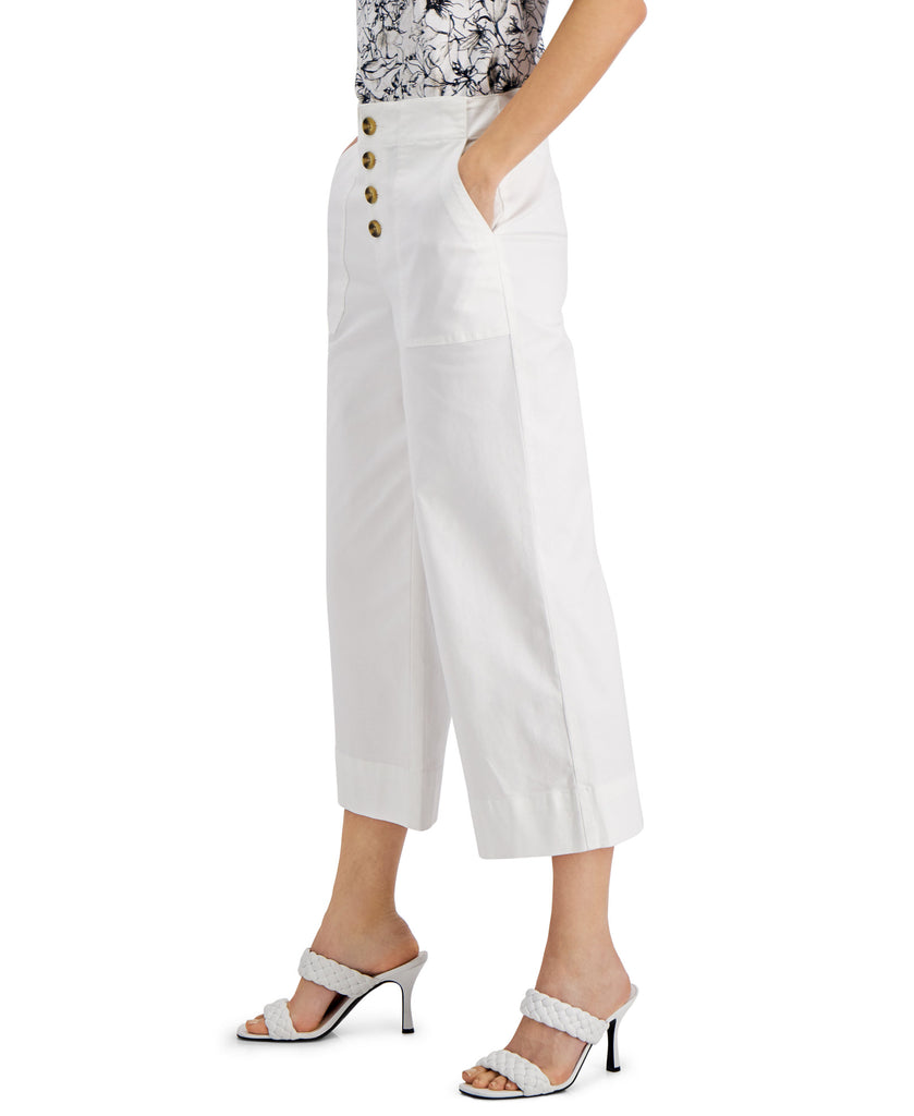 INC International Concepts Women Button Fly Culottes