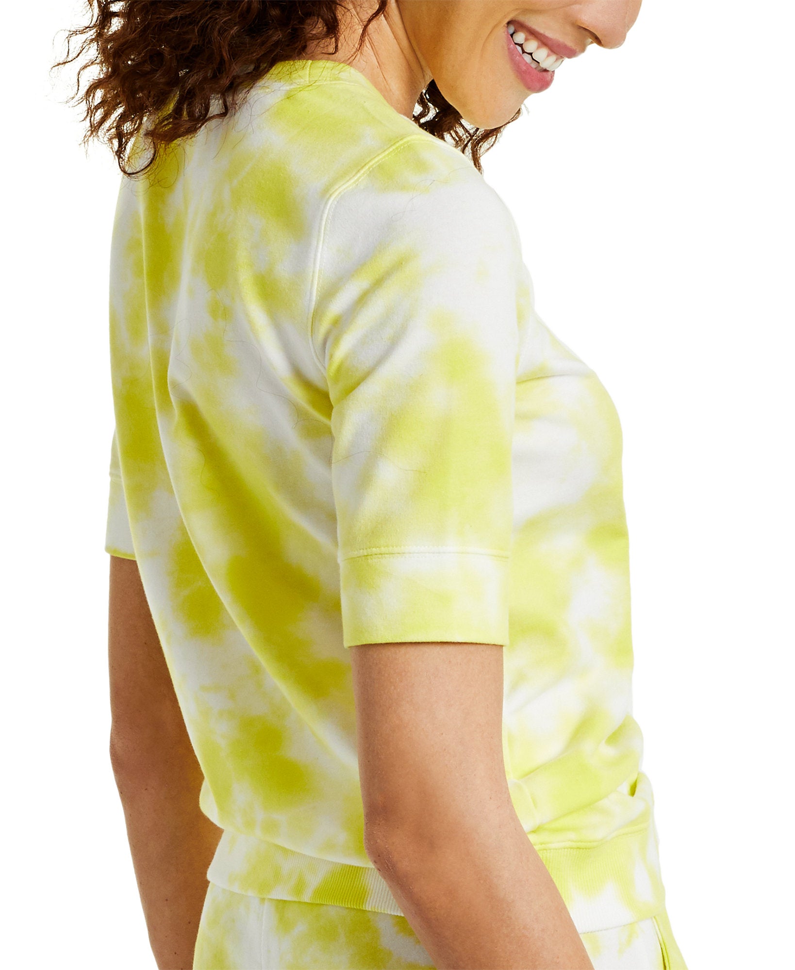 Style & Co Women Lightweight Tie Dyed Sweatshirt