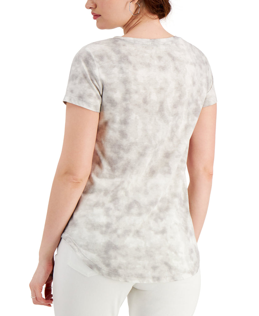 Style & Co Women V Neck T Shirt