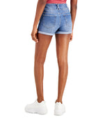 WallFlower Women Three Button Denim Shorts