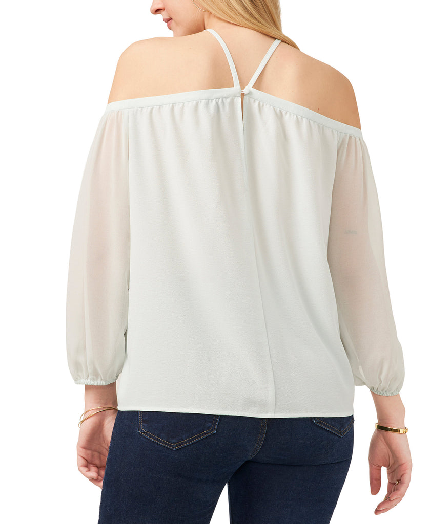 1.STATE Women Plus Cold Shoulder Top