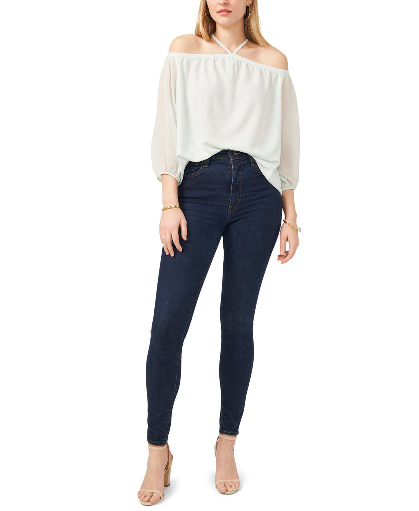 1.STATE Women Plus Cold Shoulder Top