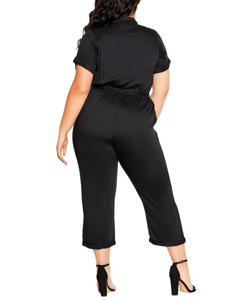 City Chic Women Plus Boiler Suit Jumpsuit