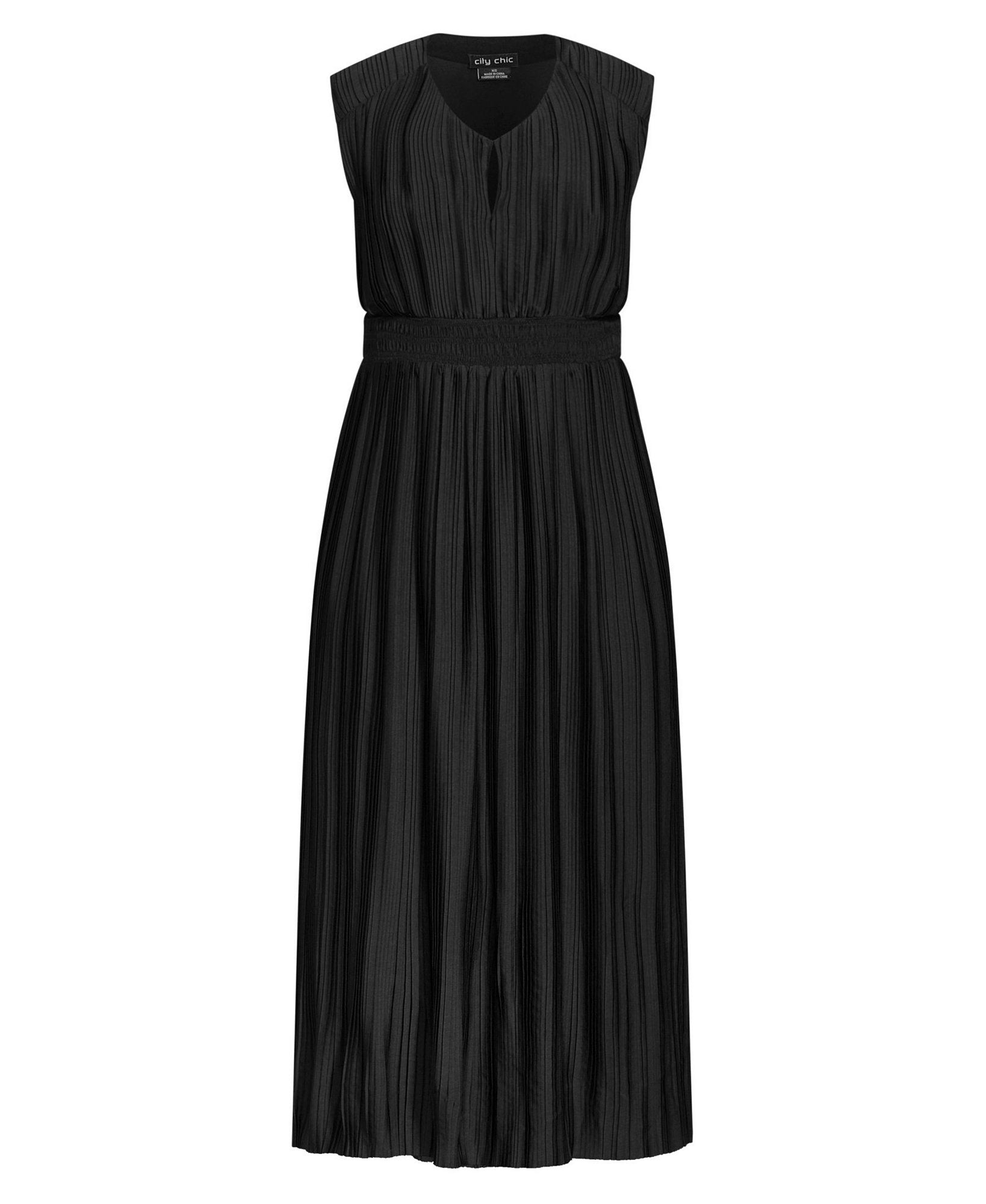 City Chic Women Plus Perfect Pleat Dress