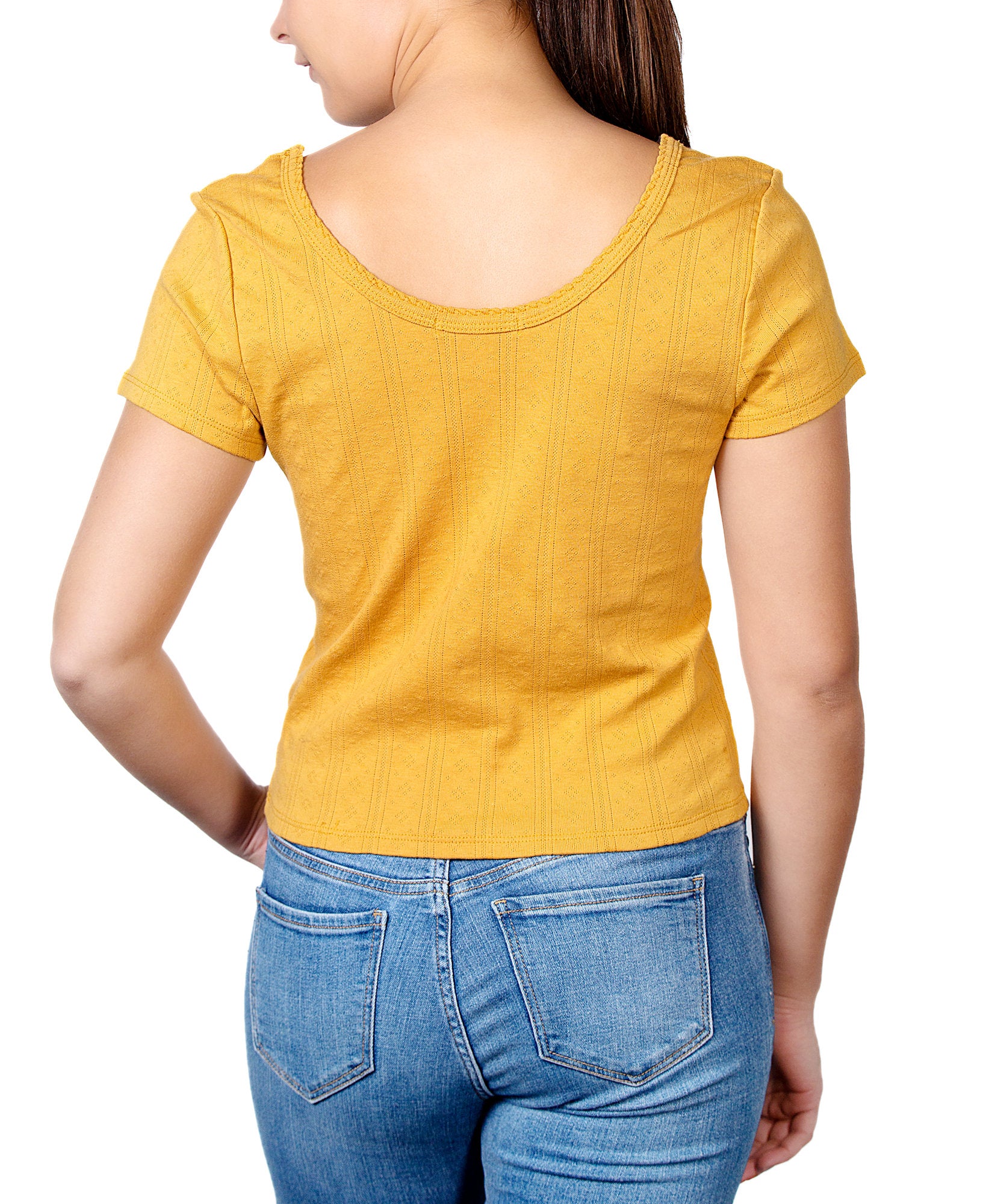 Rebellious One Women Cotton Pointelle Top