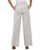 BCBGMAXAZRIA Women Striped Wide Leg Pants