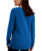 Karen Scott Women Crossover V Neck Sweater