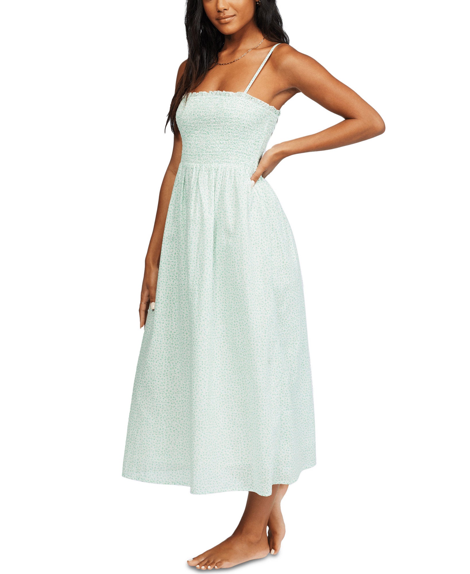 Billabong Women Baja Breeze Cotton Midi Dress