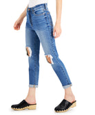 Celebrity Pink Women Ripped Mom Jeans