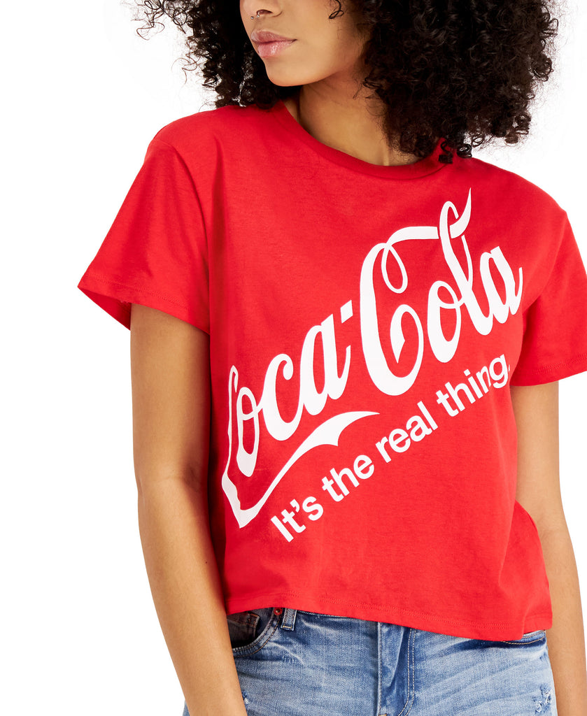 Freeze 24 7 Women Coca Cola Cropped T Shirt
