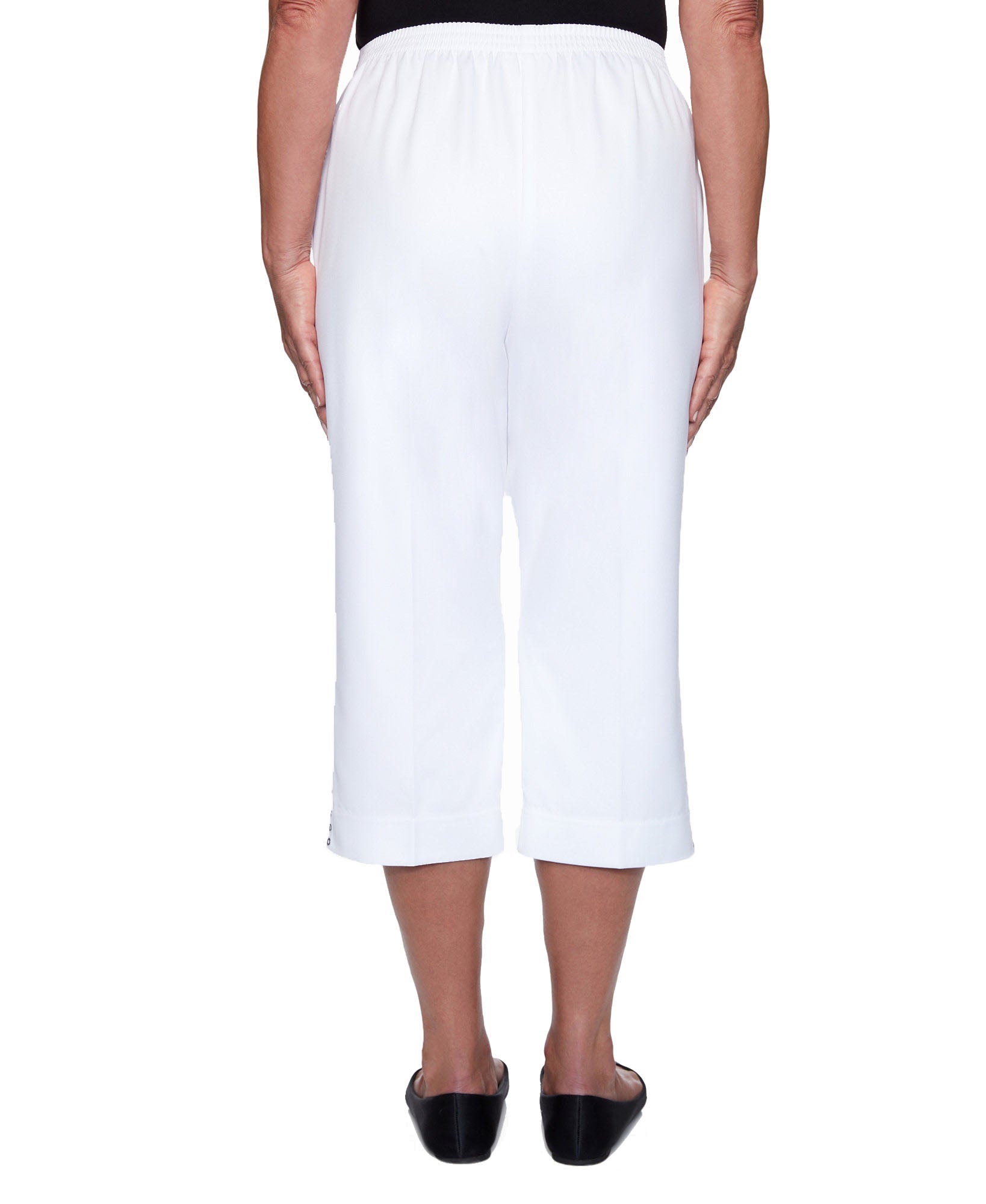 Alfred Dunner Women Plus Anchors Away Heat Cuff Capri