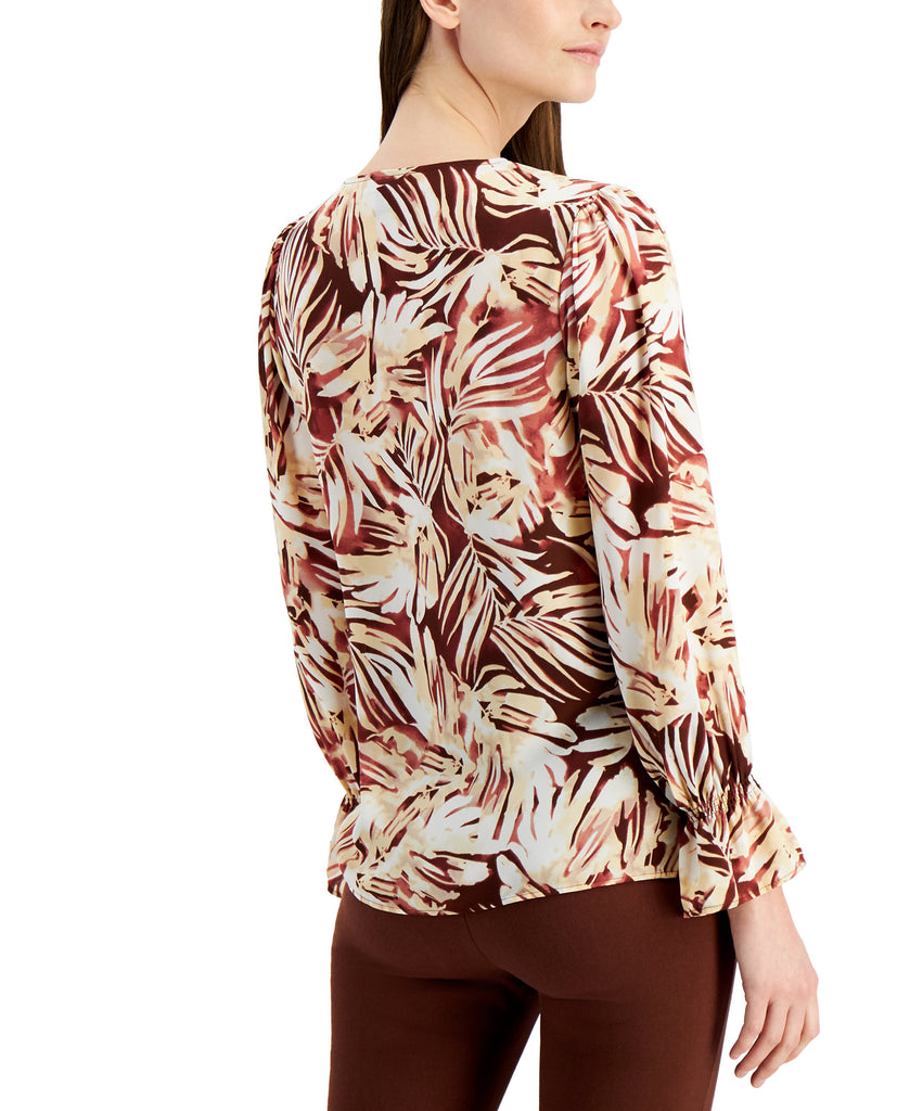 Alfani Women Printed Button Front Shirt