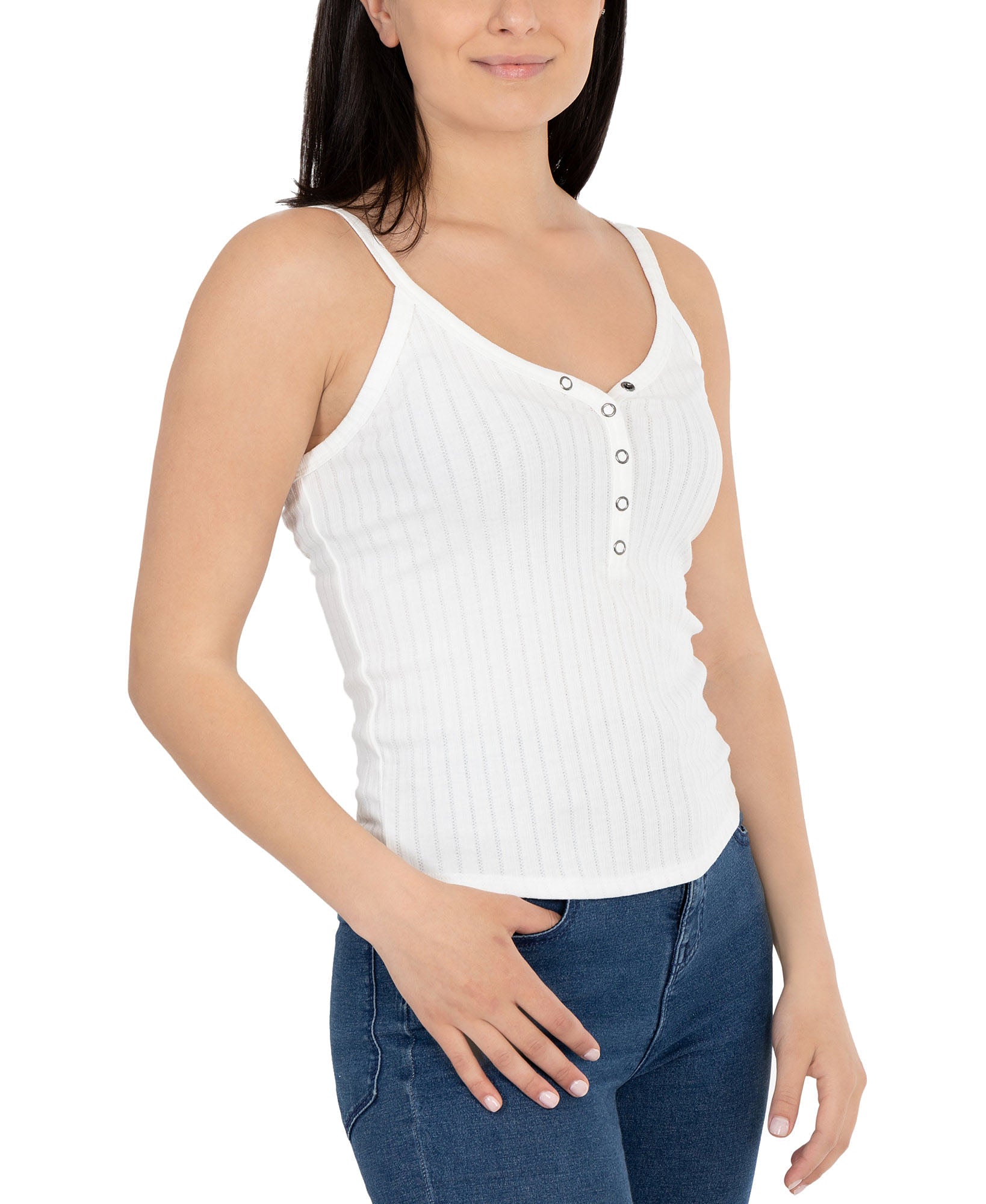 Hippie Rose Women Textured Tank Top