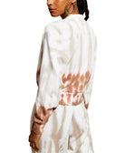 And Now This Women Mock Neck Cropped Sweatshirt