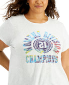 Style & Co Women Plus Cotton Graphic Print T Shirt