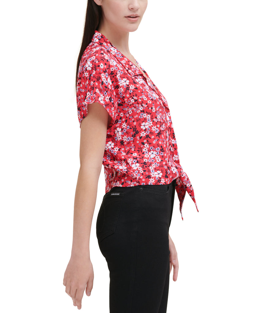 Calvin Klein Jeans Women Floral Print Shirt