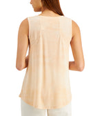 Style & Co Women Palm Shadow Graphic Print Tank Top