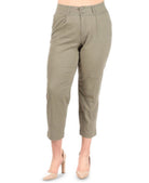 Celebrity Pink Women Plus Trendy Cropped Pants Kale