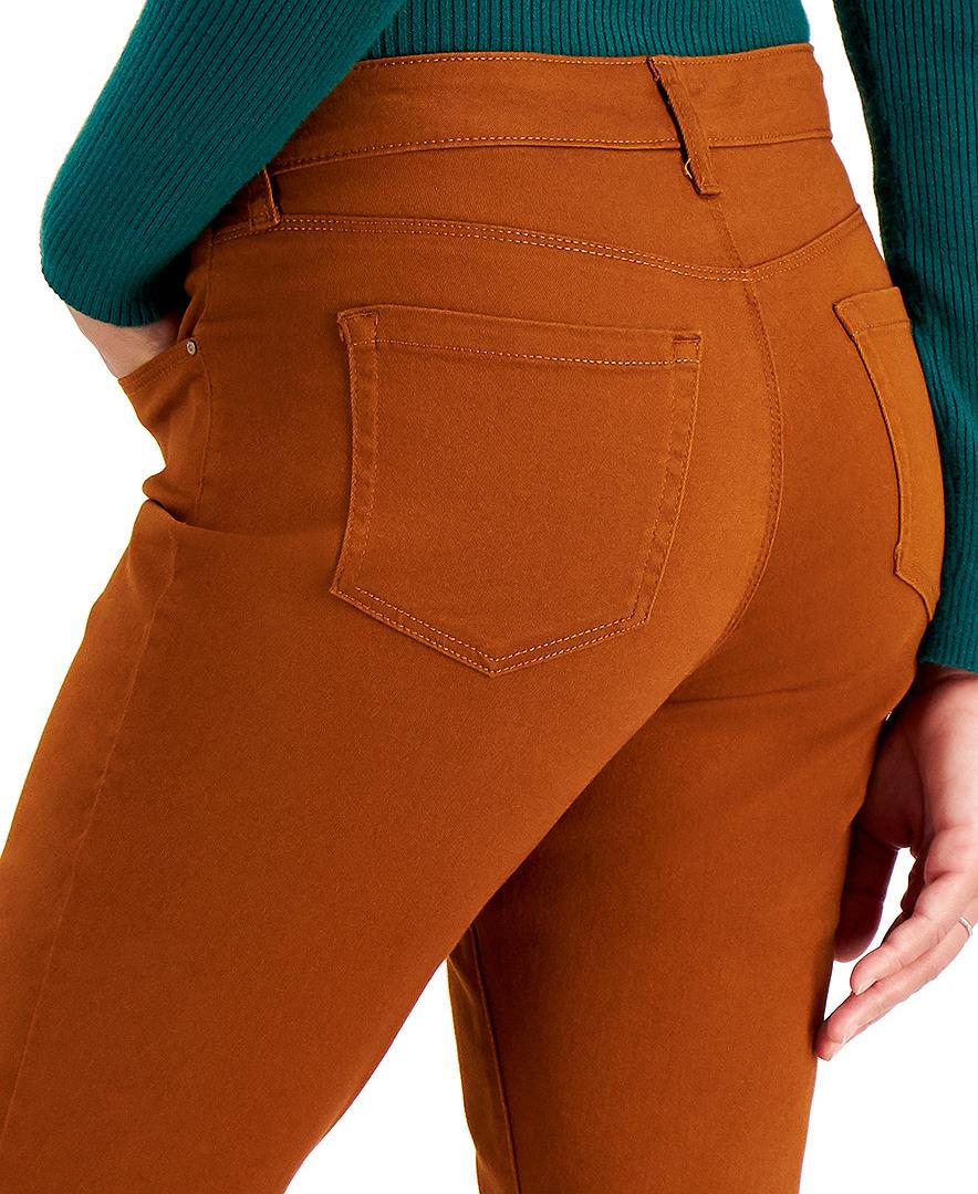 Style & Co Women Solid Tapered Leg Jeans