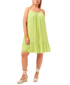 1.STATE Women Plus Ruffled Hem Dress Fresh Lime