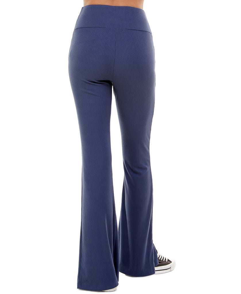 Ultra Flirt Women Ribbed Knit Flare Pants