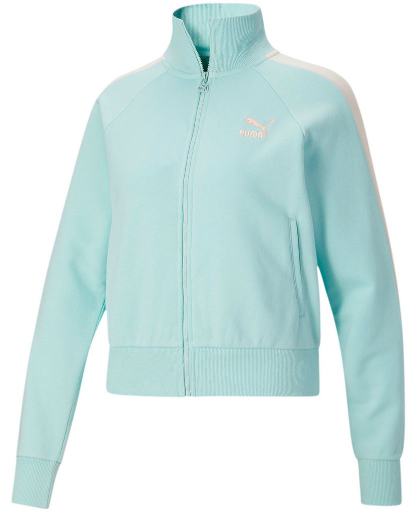 Puma Women Iconic T7 Jacket Eggshell Blue