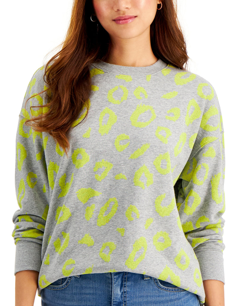 Style & Co Women Animal Print Sweatshirt