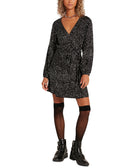 Volcom Juniors Printed Belted Dress Dot