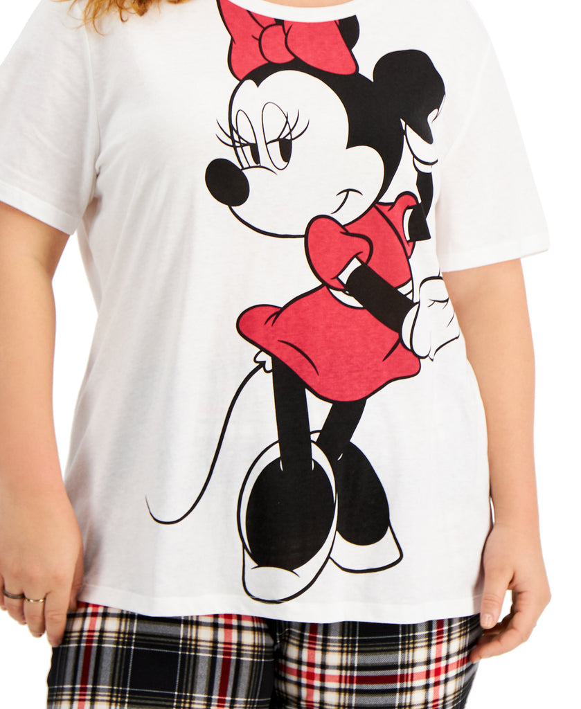 Love Tribe Women Plus Trendy Minnie Mouse T Shirt