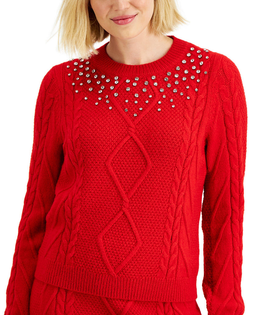 Charter Club Women Embellished Sweater