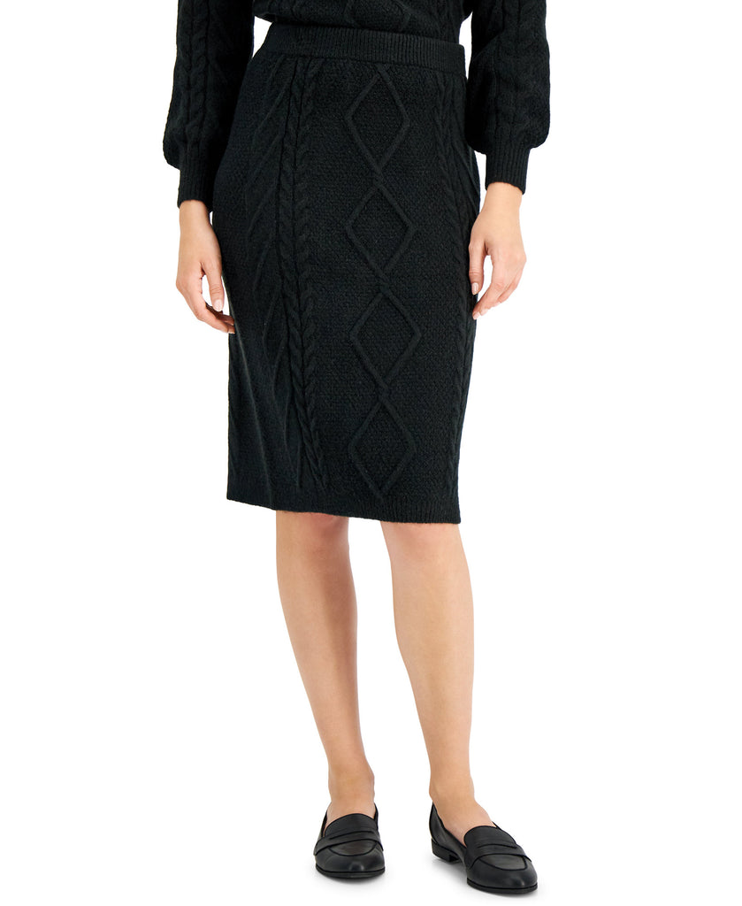 Charter-Club-Women-Pencil-Sweater-Skirt-Deep-Black