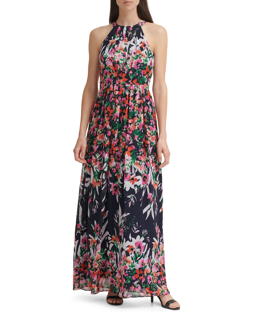 Women's Printed Halter Maxi Dress Online Warehouse Sale Women's Printed Halter Maxi Dress Online Warehouse Sale