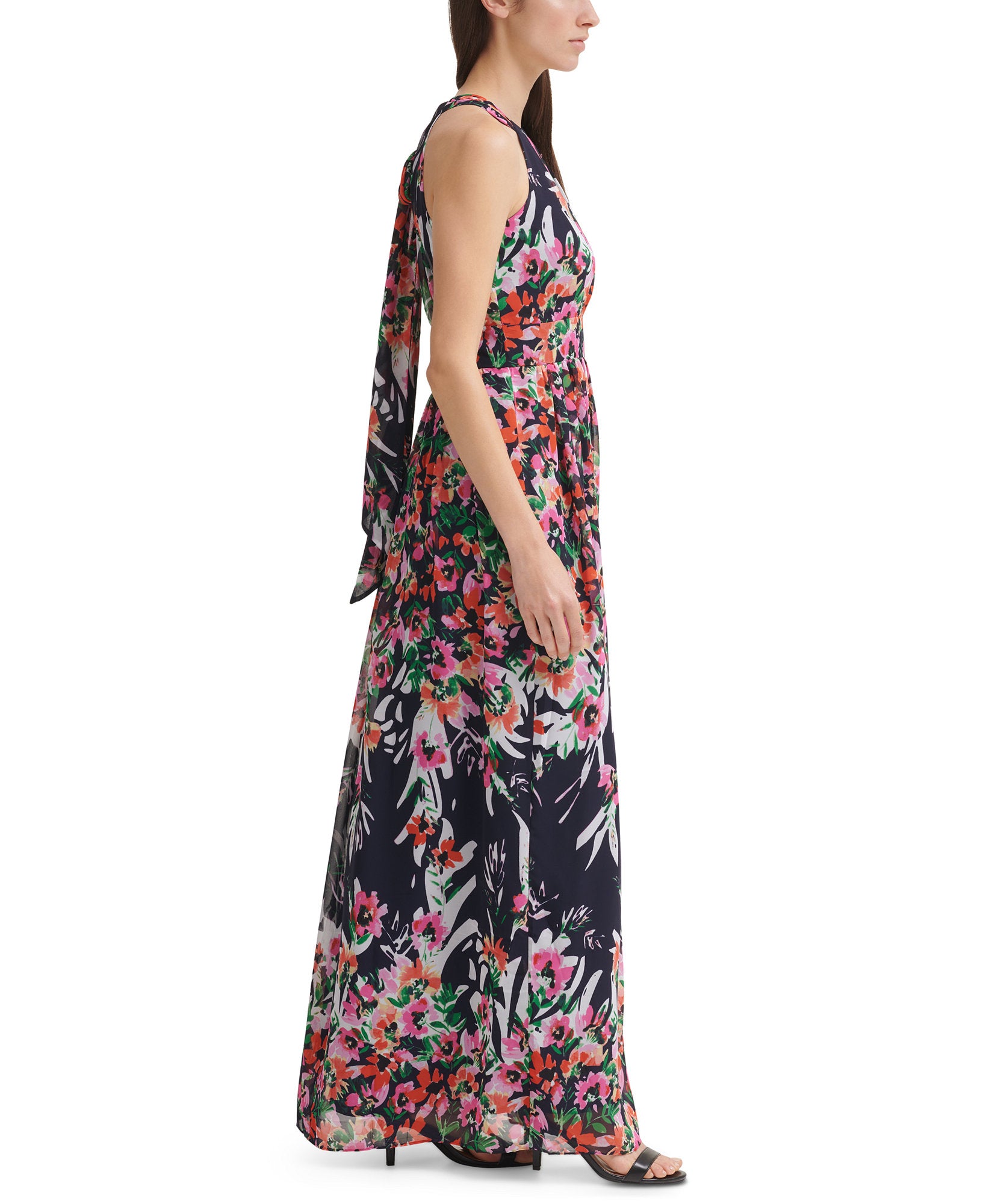Eliza J Women Printed Halter Maxi Dress