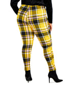 FULL CIRCLE TRENDS Women Plus Trendy Plaid Ankle Pants