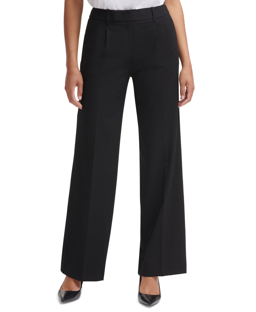 Calvin Klein Women Wide Leg Pants Black