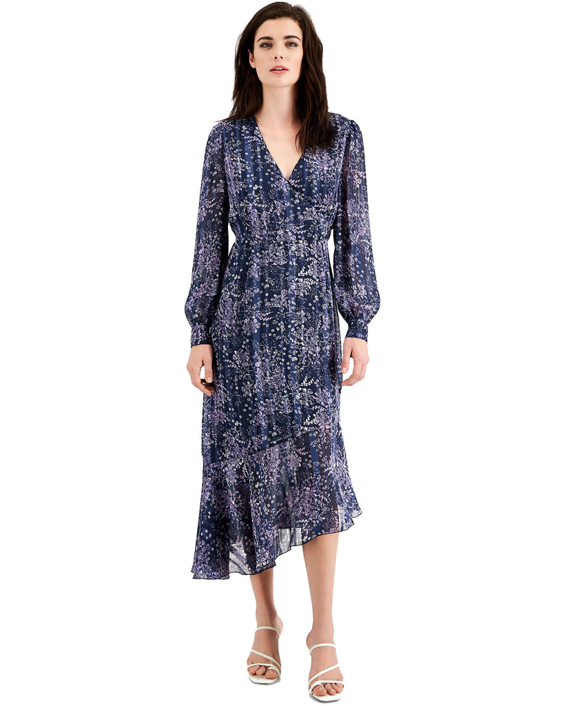 Adyson Parker Women Printed Midi Dress Iris Combo