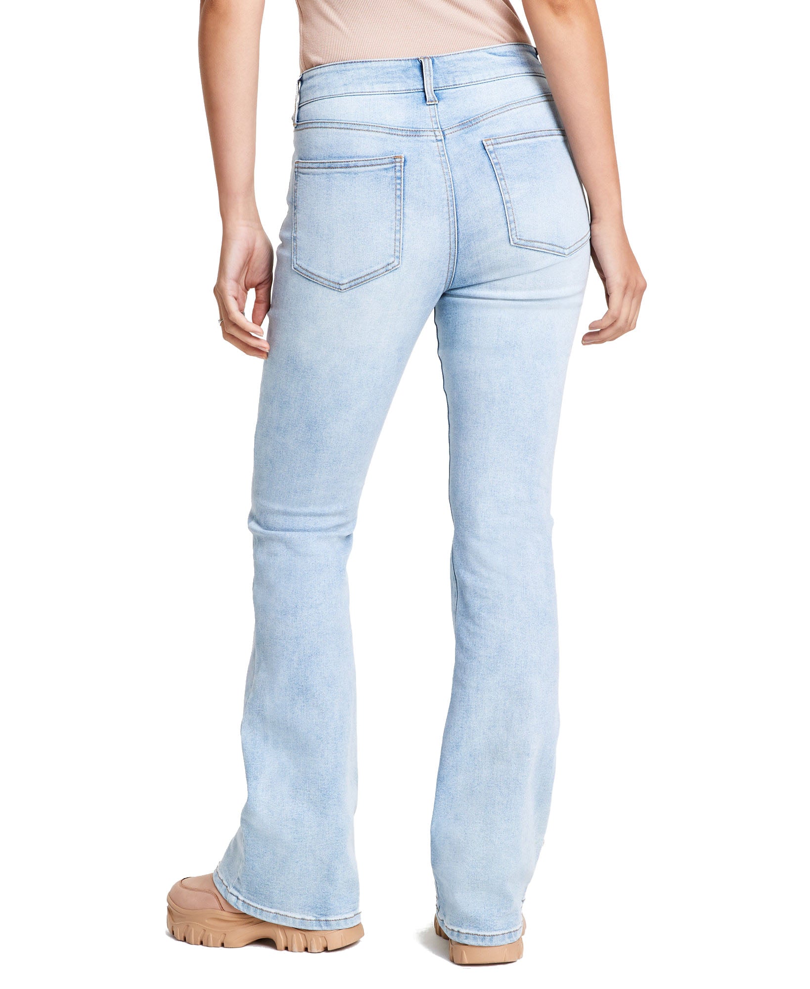 OAT Women High Rise Flare Jeans