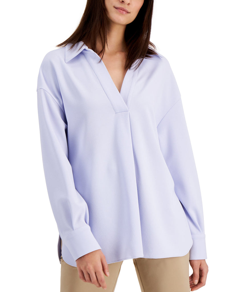 Alfani-Women-Petite-Long-Sleeve-Blouse-Lilac-Cloud