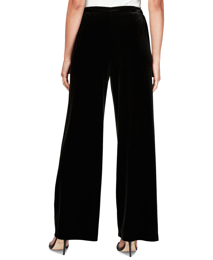 Alex Evenings Women Velvet Wide Leg Pants