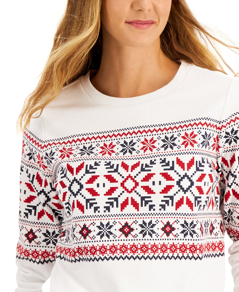 Charter Club Women Cotton Fair Isle Sweater