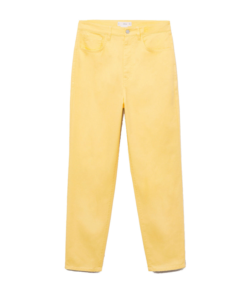 Mango Women Straight Cotton Pants