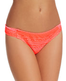 Hobie Women Ombre Crochet Hipster Bikini Bottom Orange
