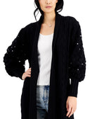 INC International Concepts Women Embellished Sleeve Cardigan