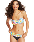 Anne Cole Women Printed Bandeau Bikini Top